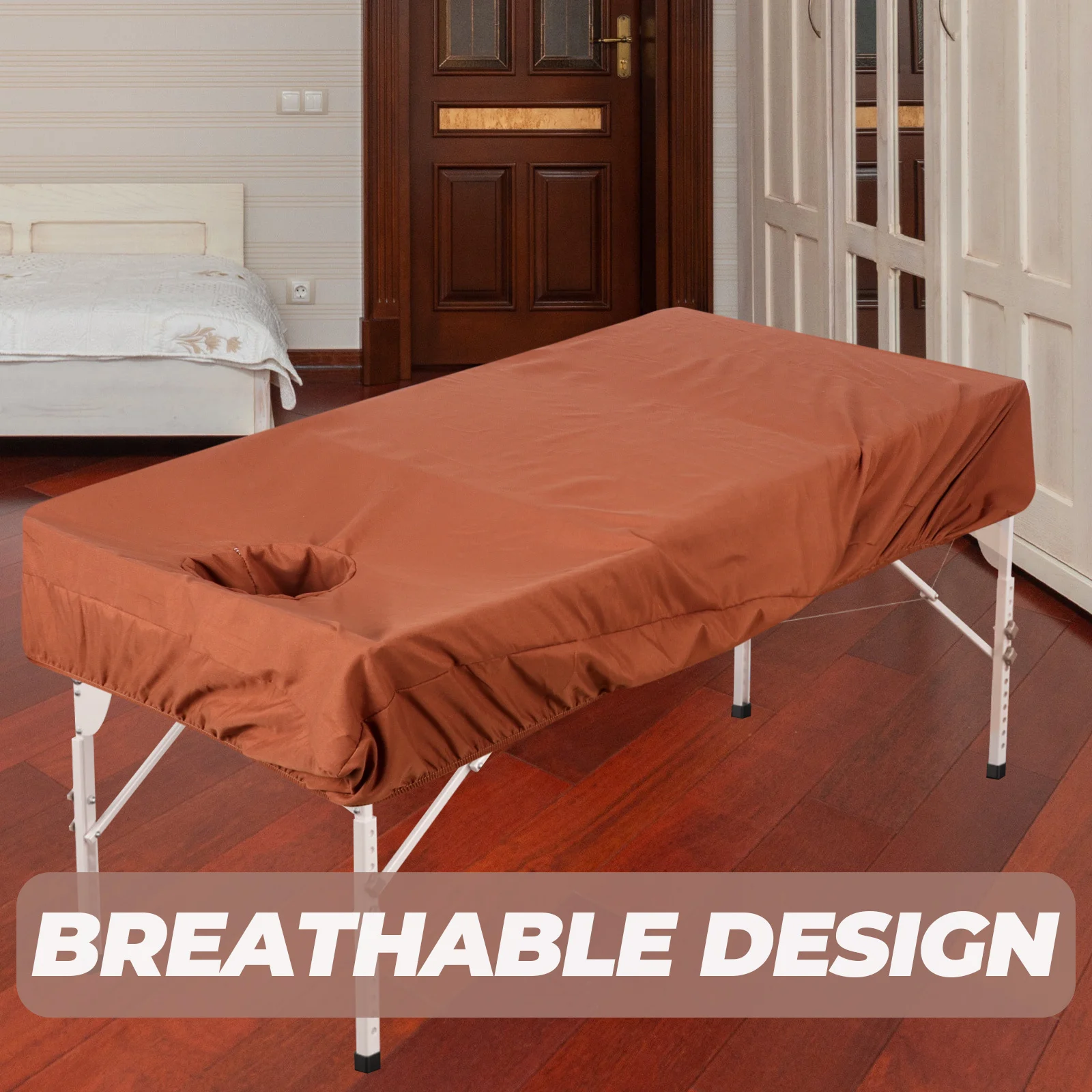 

Waterproof Reusable Massage Bed Cover Breathable Microfiber Elastic Table Cover for Spa Beauty Salon Comfortable Washable