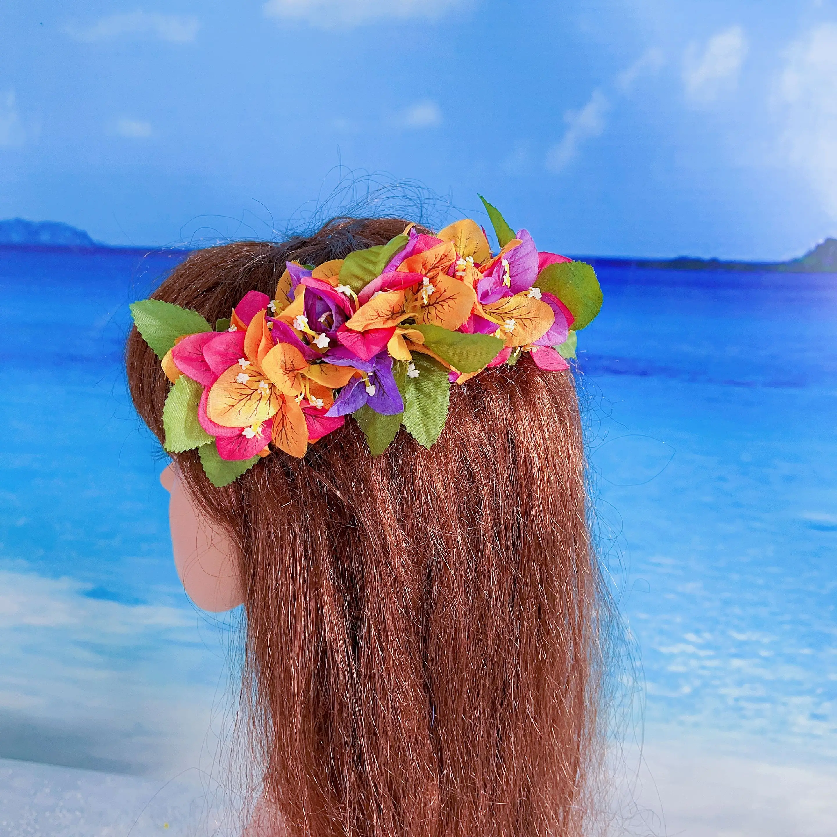 Nieuwigheden 2023 Trend Fluwelen Spider Lily Haarclip Damesaccessoires Hawaii Tropische Bloem Dameshoofdtooi