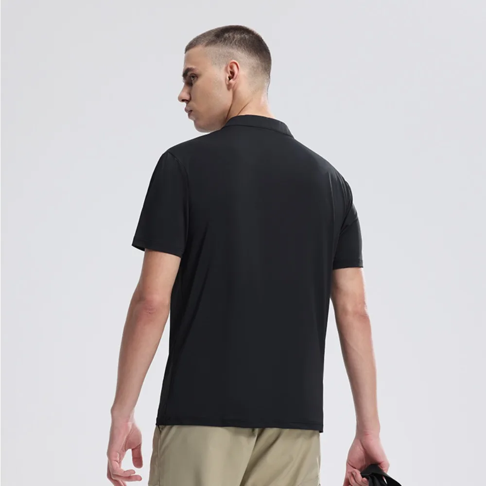 Performance Quarter Zip T-Shirt for Men Lightweight Breathable for Gym Workout Running