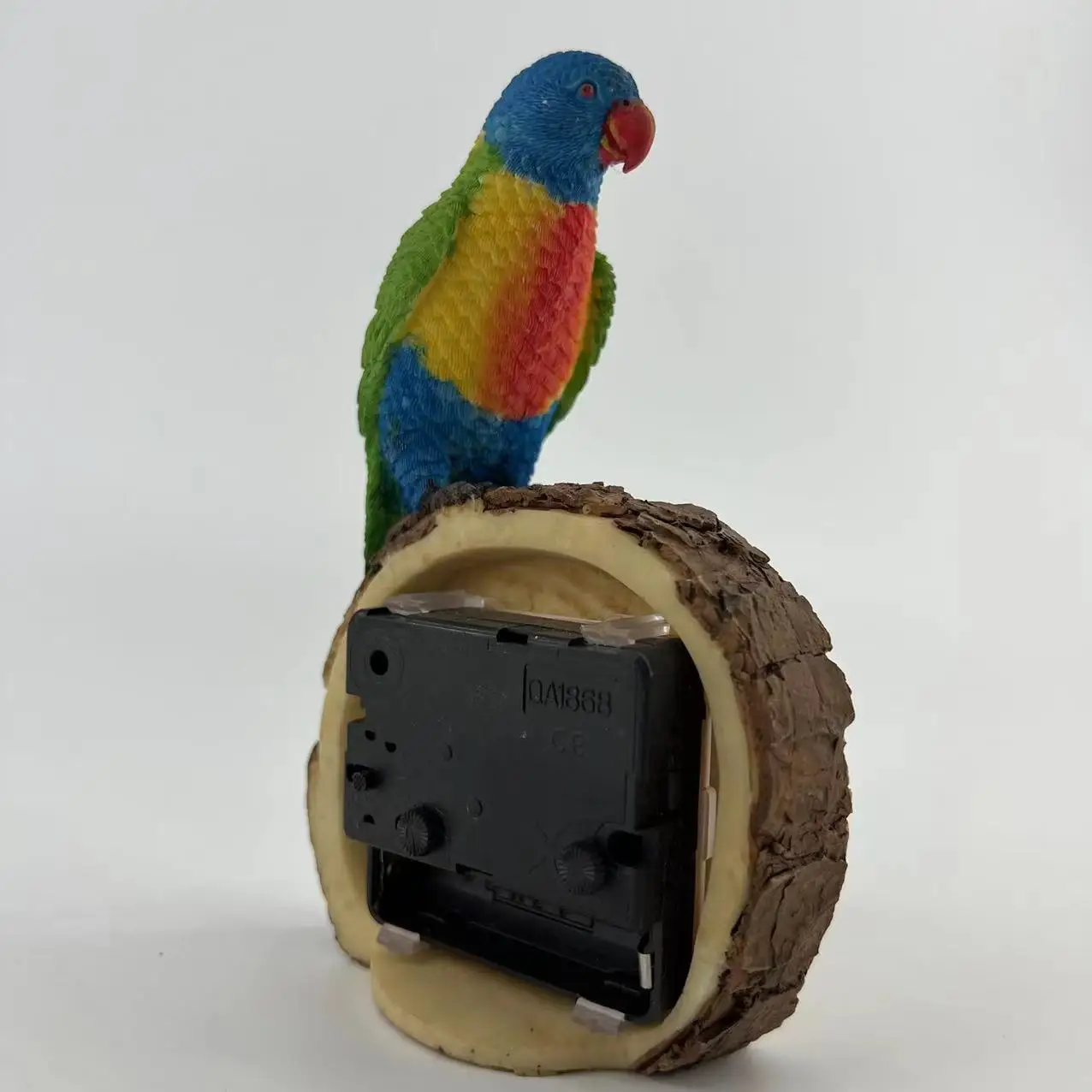 Parrot Modelling Home Decoration, Exquisite Resin Home Decoration, High-end Small Alarm Clock, Gifts For Friends