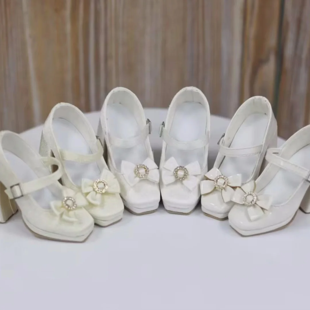 Buty dla lalek BJDD 1/3 DD/SDGR Buty dla lalek Delikatna kokardka Wielokolorowe wysokie obcasy Akcesoria dla lalek BJD
