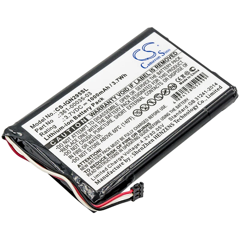 

Cameron Sino 1000mAh GPS, Navigator Battery for Garmin Nuvi 2555LMT 2555LT 2495LMT 2475LT 2455LMT 2455LT 2447 2447LT Nuvi 2457