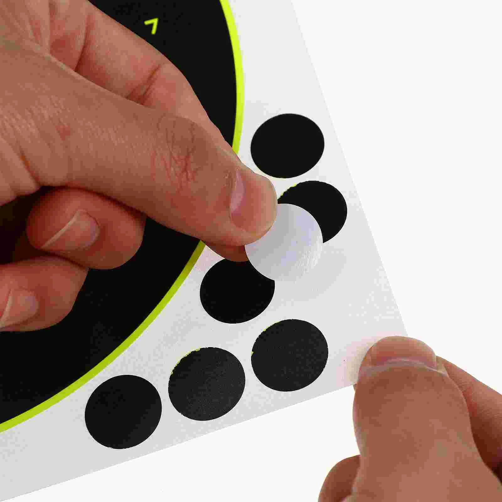 30 Stuks Papier Ronde Doelstickers Richt Zich Op Pvc-Zelfklevend Voor De Range-Spetters