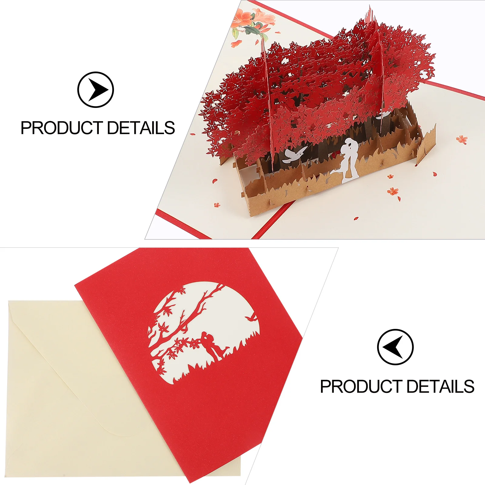 

3D Love Greeting Romantic Message Card For Valentine'S Day Birthday Thank You Gift 3D Message Cards Bouquet Cards