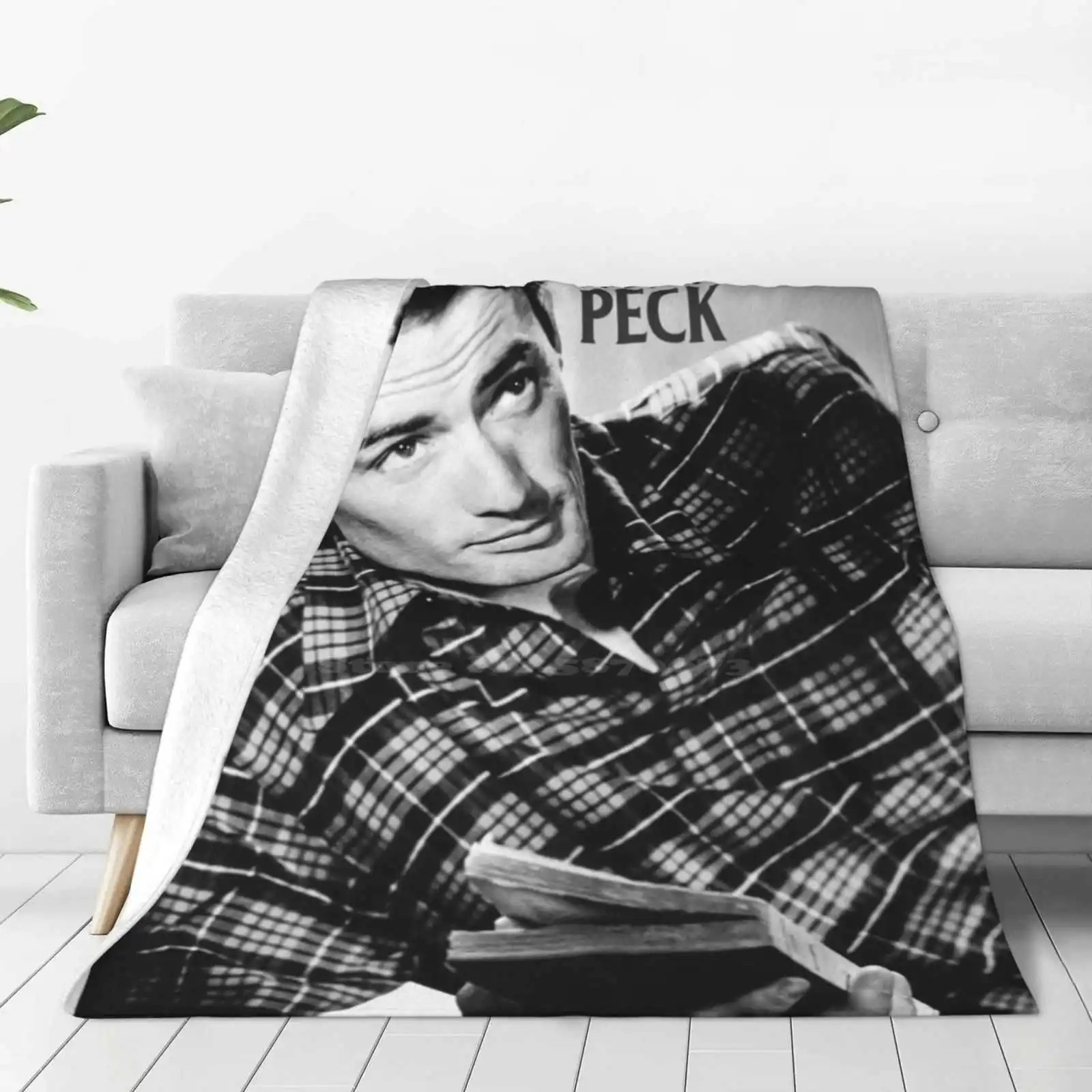 Gregory Peck Four Seasons Comfortable Warm Soft Throw Blanket Gregory Peck Actor Icon Movie Star Film Star