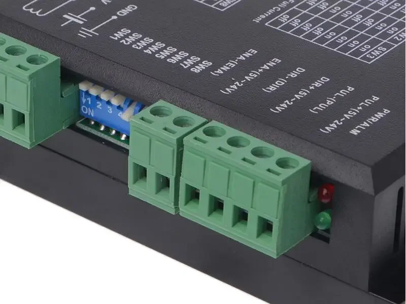 Nuovo DM542 Controller motore passo-passo router CNC fai-da-te Driver passo-passo digitale bifase 24-60 VDC Max 4.5A per motore serie 57 86