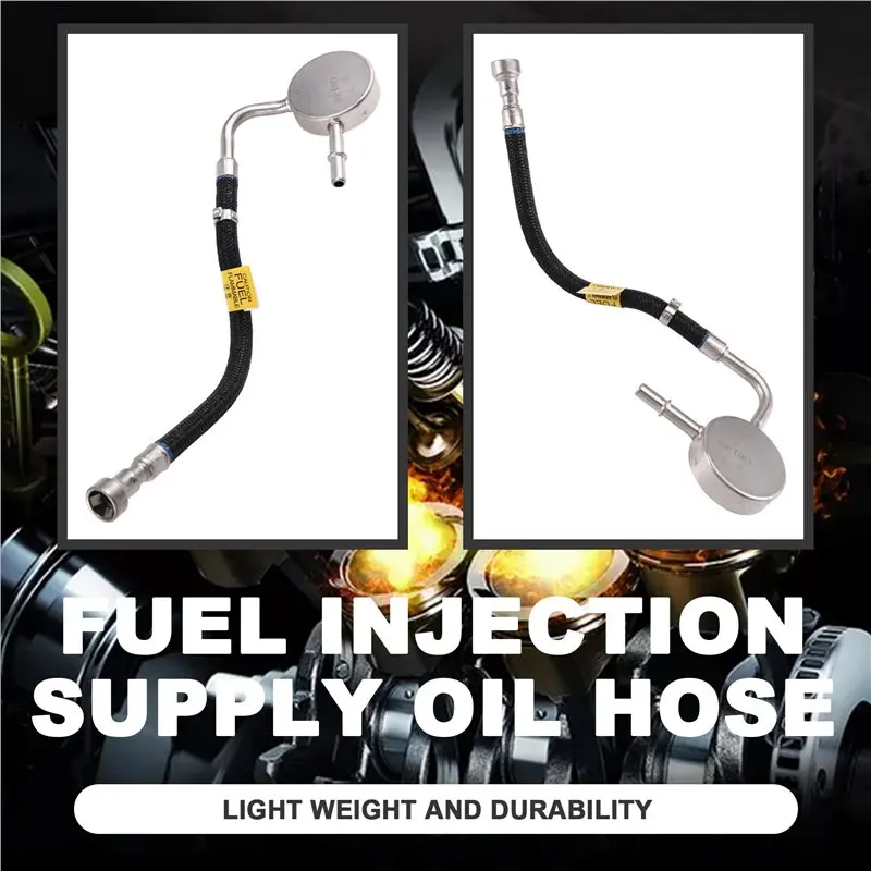 Car Fuel Injection Supply Oil Hose Vibration Damper Fuel Pipe 84427215 For Cadillac CT6 2.0T 2016-2018