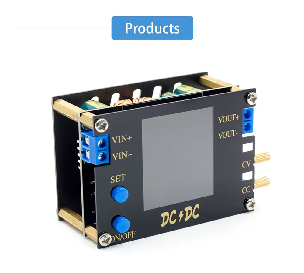 FNIRSI DC DC Automatic Boost/Buck Converter CC CV Power Module 0.5-30V 3A 35W/4A 50W voltmetro di alimentazione regolato regolabile