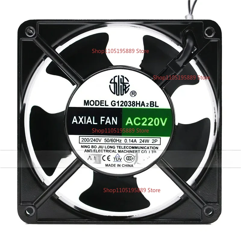 New original For G12038HA2BL G12038HA2SL 12cm 120*38mm 220V welding machine cooling fan