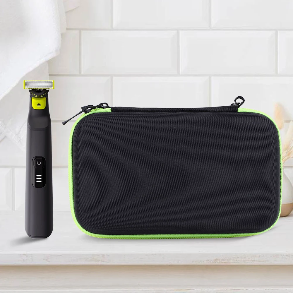 ผู้ชายเครื่องโกนหนวดไฟฟ้าพกพากันกระแทกกระเป๋าเดินทางแบบพกพาสําหรับ Philips One Blade Pro อุปกรณ์เสริม