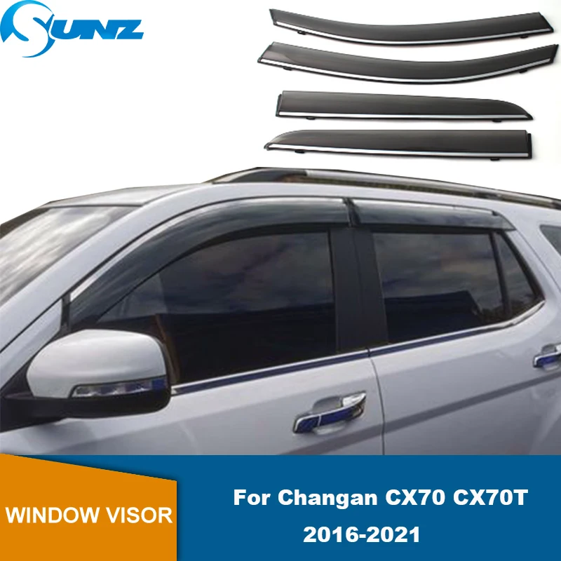 

Window Visor Weather Shield For Changan CX70 CX70T 2016 2017 2018 2019 2020 2021 Auto Door Visor Weathershield Window Protectors