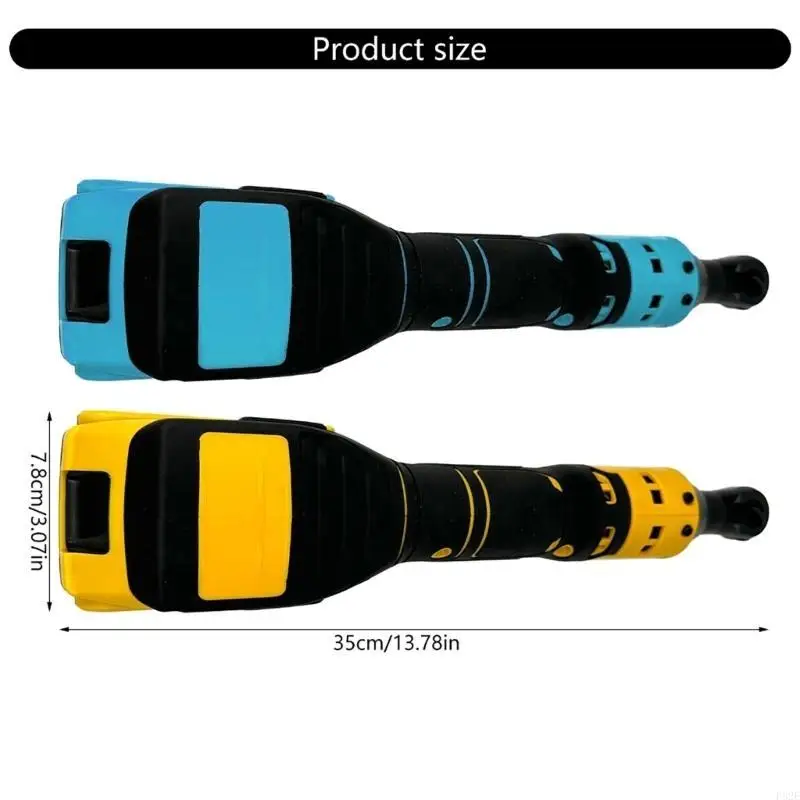 

P82E Cordless Electric Ratchet Wrench Set 400RPM Cordless Ratchet Wrench 3/8" Socket