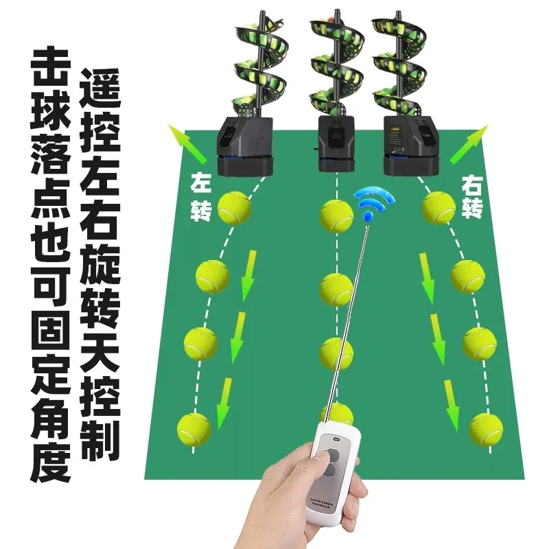 آلة رمي التنس مدرب ممارسة واحدة آلة تقديم أوتوماتيكية لمدرب الكرة الخاص