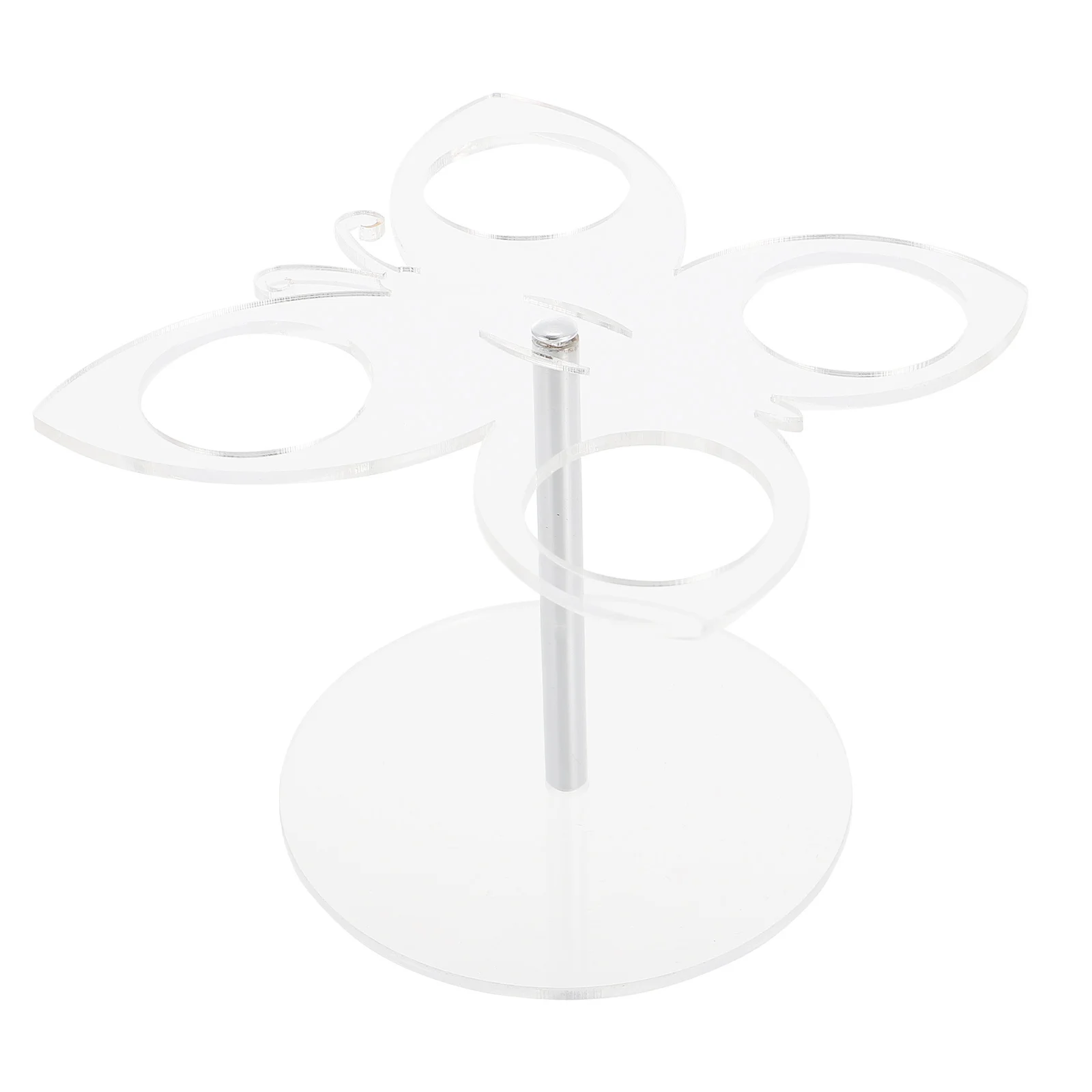 

Ice Cream Cone Rack Acrylic Desktop Holder for Sushi Display Stand Simple Design Stable Cooling Rack for Home Restaurant Party