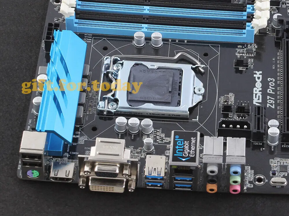 FOR ASRock Z97 PRO3 LGA 1150 Intel Z97 HDMI USB3.1 SATA DVI-D Motherboard With I/O