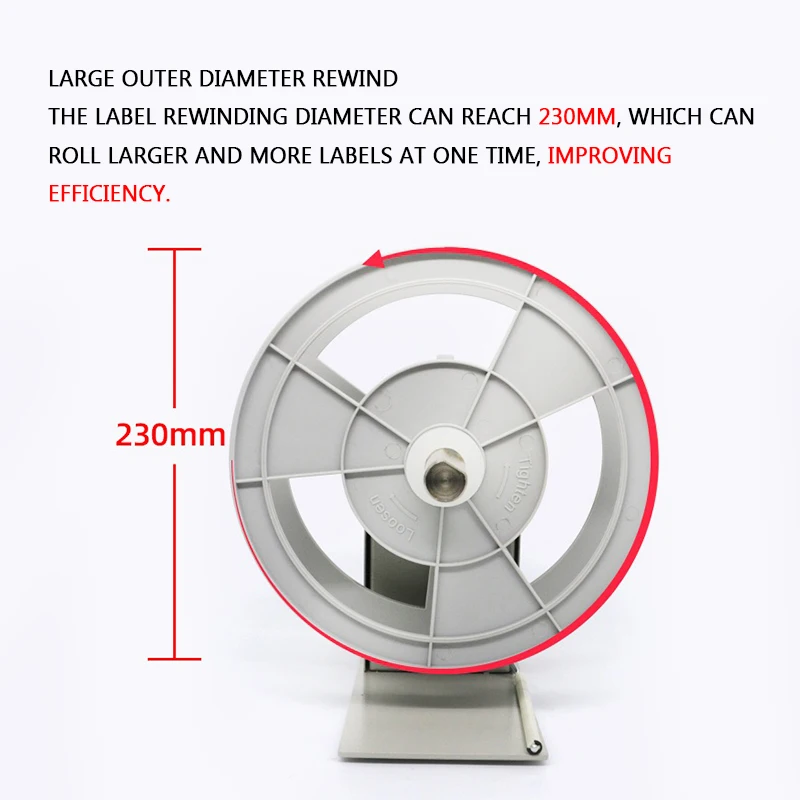 Imagem -05 - Totalmente Automático Barcode Label Rewinder Auto-adesivo Rolo de Papel Lavável Enrolador de Máquina de Papel t6