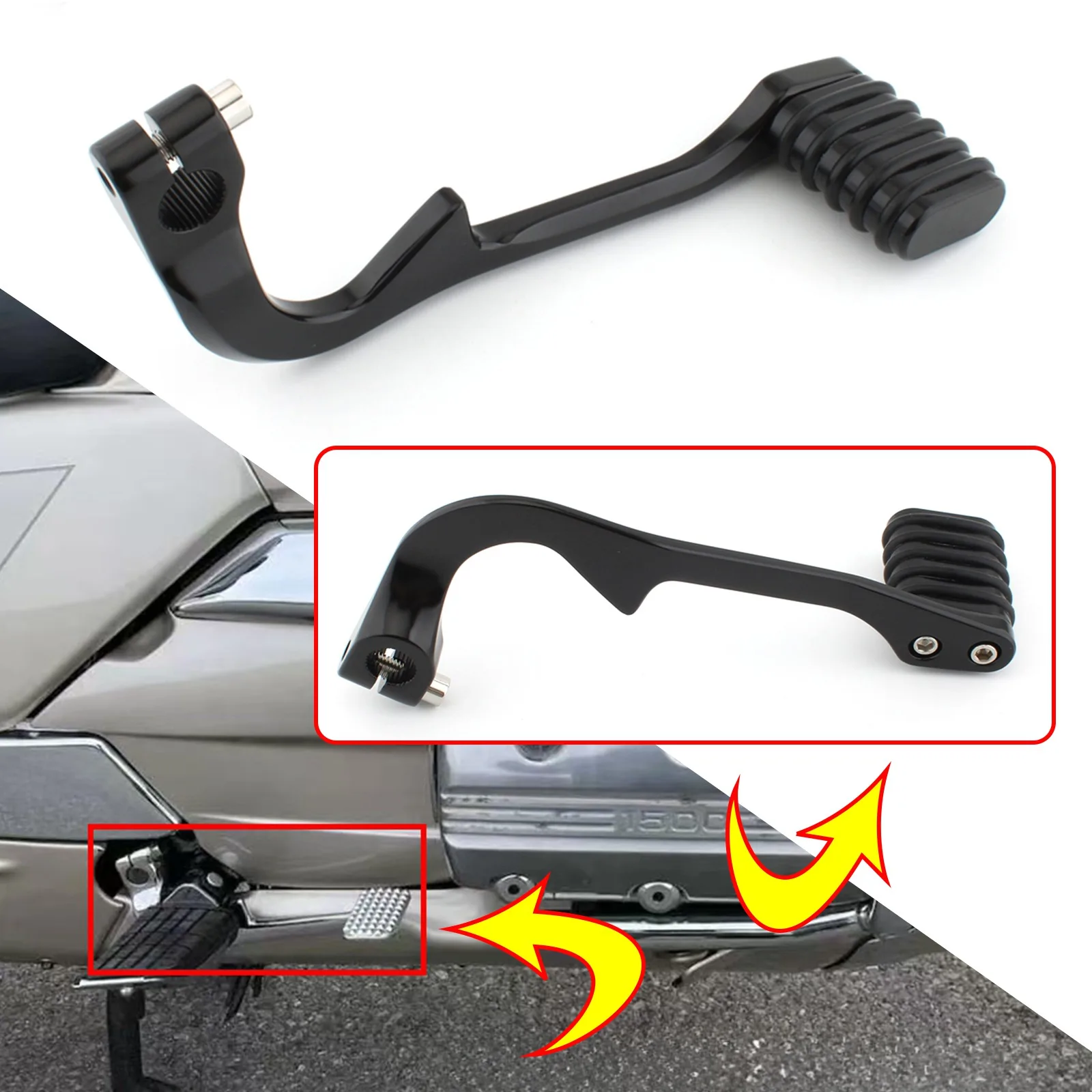 For Honda GL1500A Goldwing Aspencade 1988-2000 Motorcycle Rear Brake Pedal