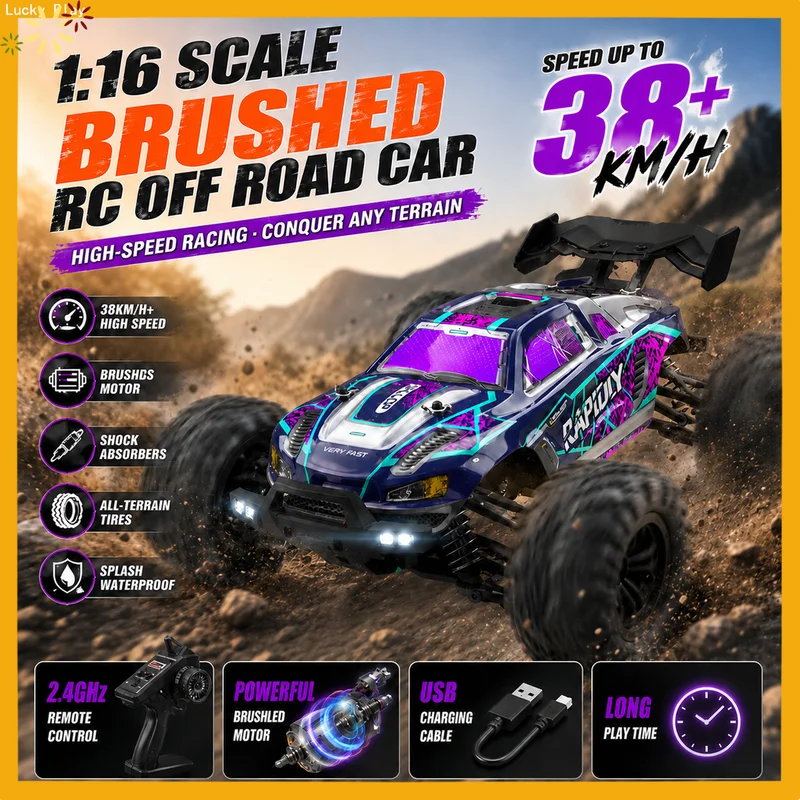 Scy-16101 4wd Remote Control Car Off Road 4x4 Rc Car High Speed Buggy Truck Super Brushless 38km/H Fast Drift Racing Toy Gift