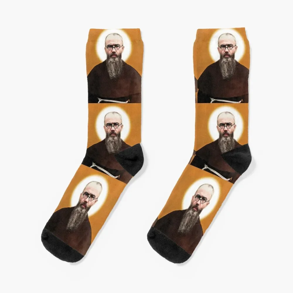 saint maximilian kolbe - Fun Catholic gifts and Christian gifts, priest, monk, franciscan, catholic gift shop and store. Socks