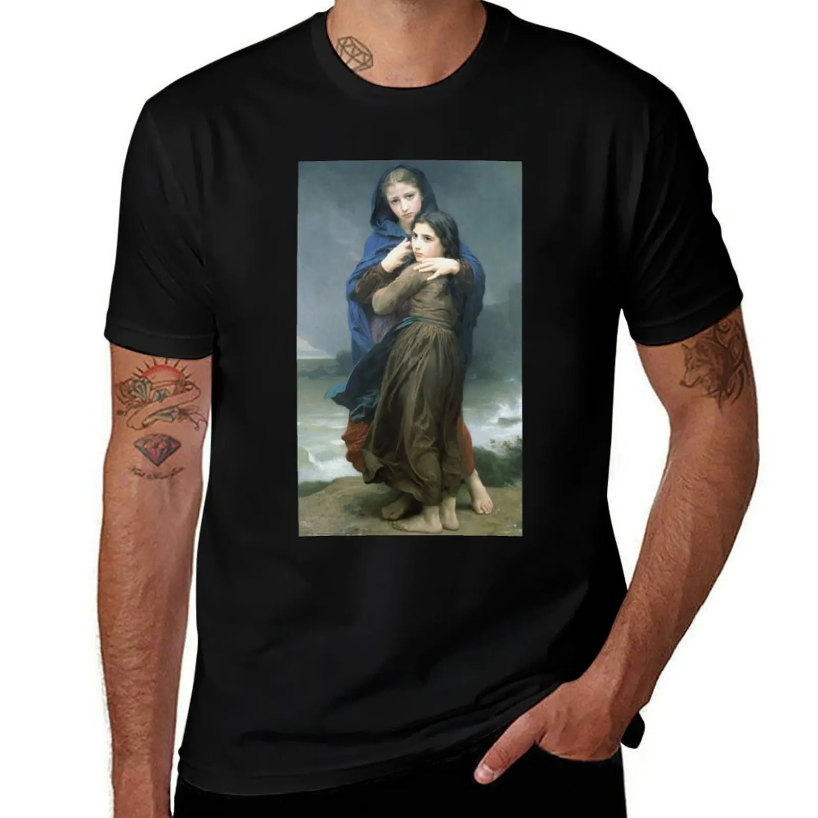 

Adolphe William Bouguereau - Lorage T-Shirt Big and Tall Basic Tee Shirt