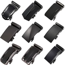 Classic Top Quality Alloy Metal Automatic Buckle Designer Belt Buckles Head For Men Only Fit 3.5cm Width Ratchet Belts