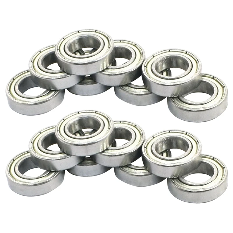 20 Pcs 6800Z 10 X 19 X 5Mm Single Row Shielded Deep Groove Ball Bearing