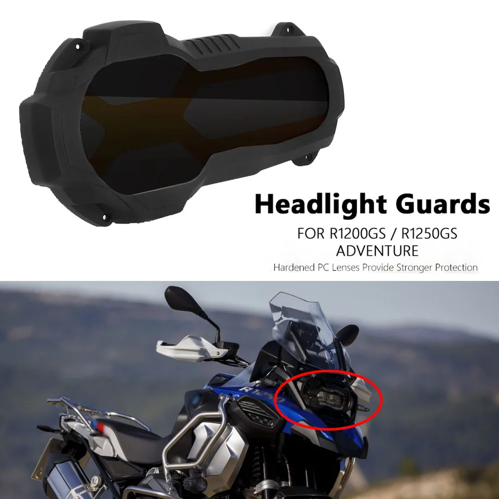 

For BMW R1200GS R 1200 GS LC Adventure R1250GS ADVENTUER R 1250 GS ADV Motorcycle PC Headlight Guard Protector Cover Protection