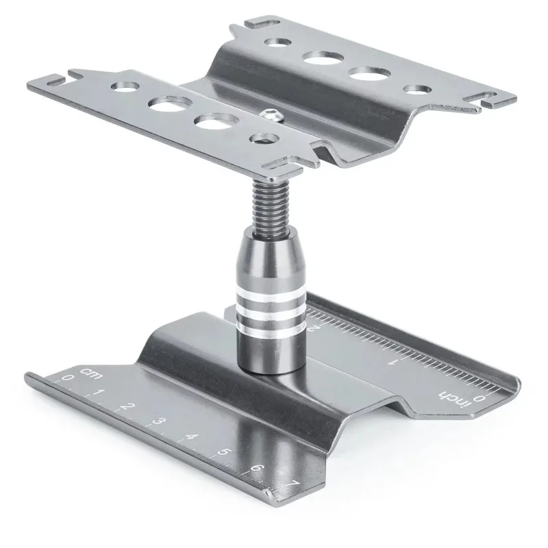 

1 Set Aluminum 360° Rotating Repair Stand, RC Car Assembly Work Platform for 1/16 1/18 1/24 Crawler Axial SCX24 TRX4M