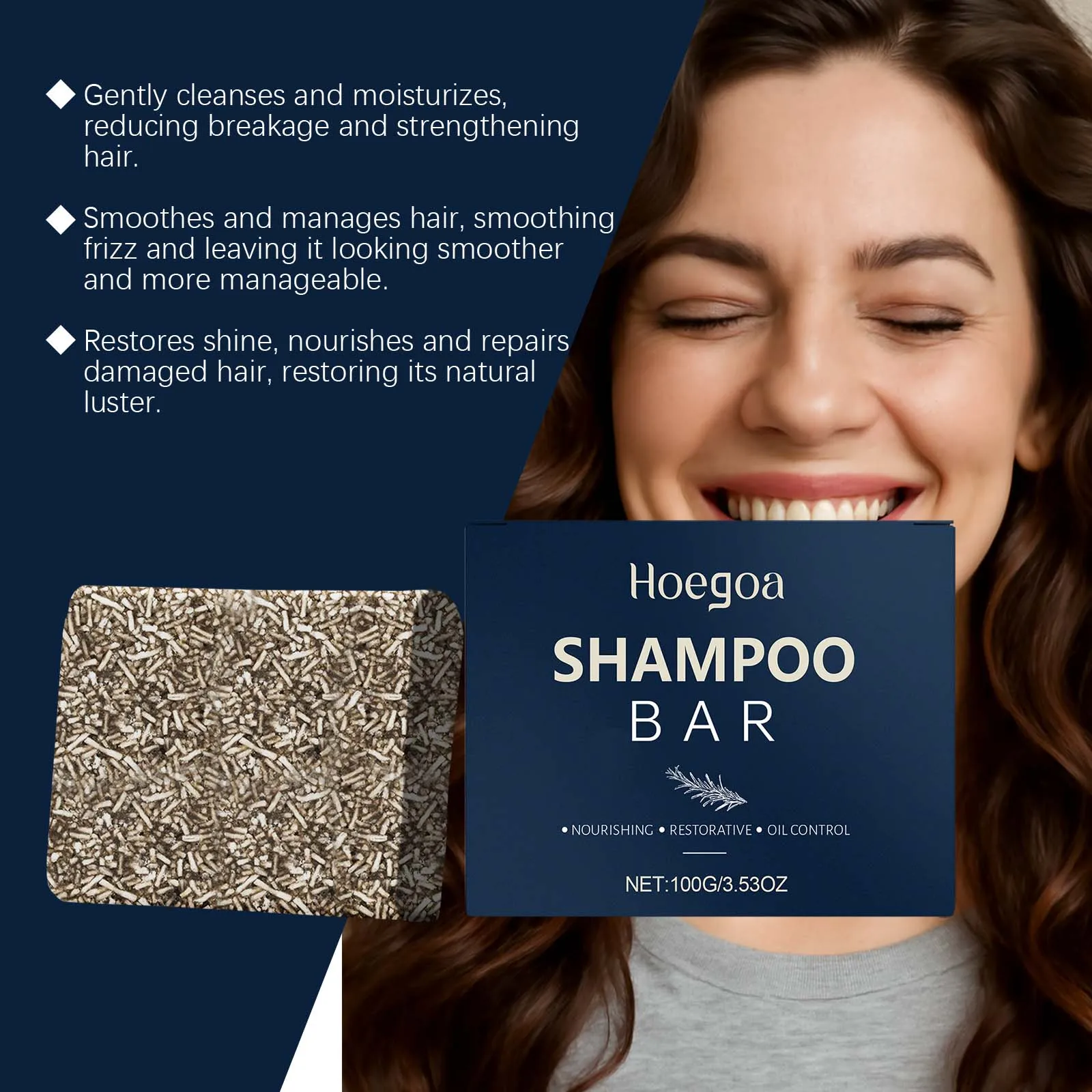 قالب شامبو إكليل الجبل مهدئ لفروة الرأس ومغذي وناعم لتقوية الشعر وتحسين شامبو ضعيف وهش ومضاد للقشرة لنمو الشعر #6