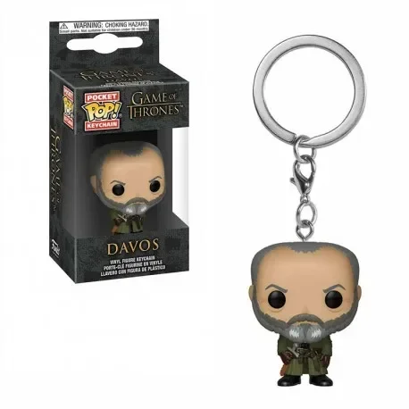 FUNKO Pop Film TV Spiel von Jon Snow Daenerys Davos Ghost Night King Thrones Tylenion Drogon Schlüsselanhänger Figur Modell Sammlerspielzeug