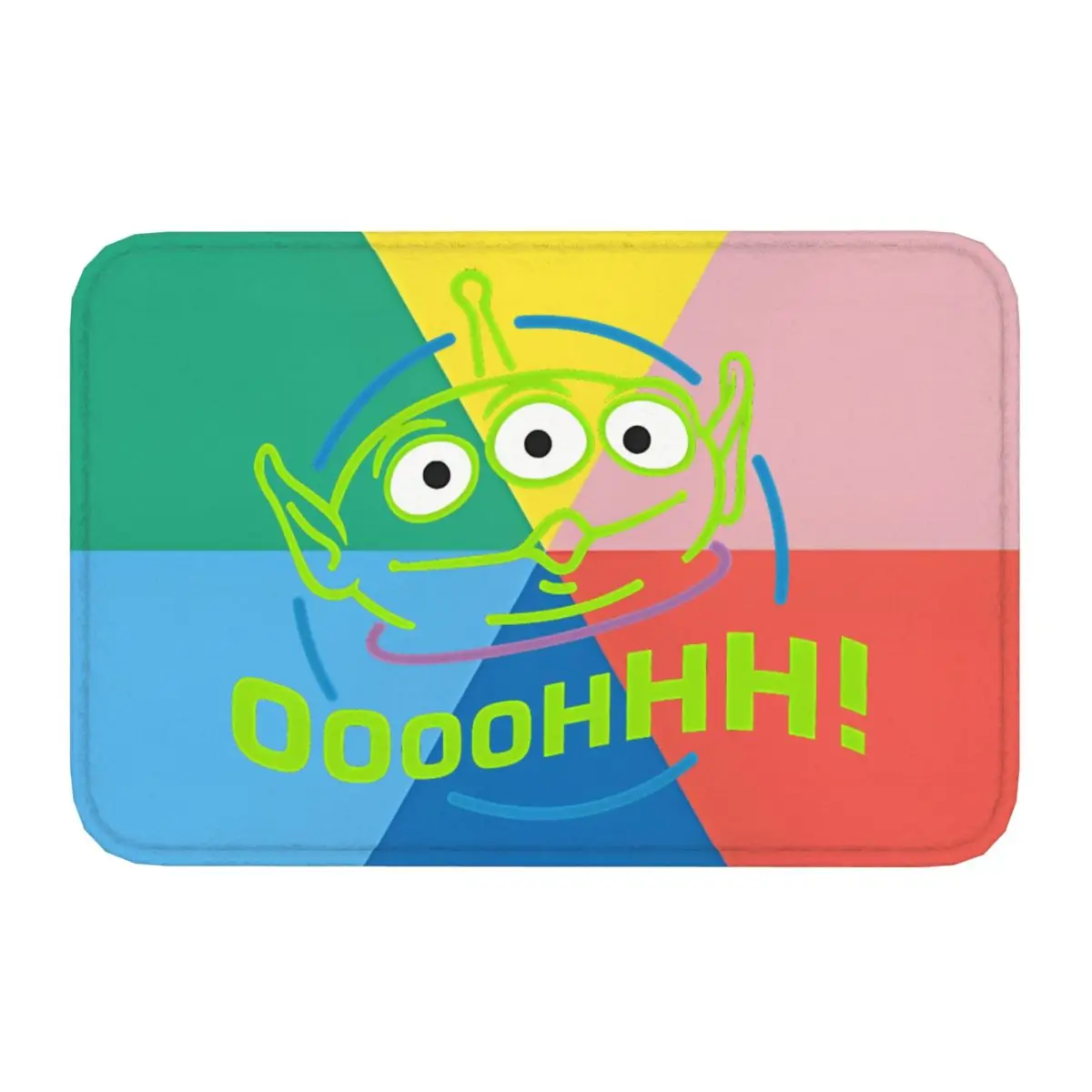 Toy Story Anti-Slip Doormat Bath Mat Oooohhhhhh_ Alien Balcony Carpet Welcome Rug Indoor Decor