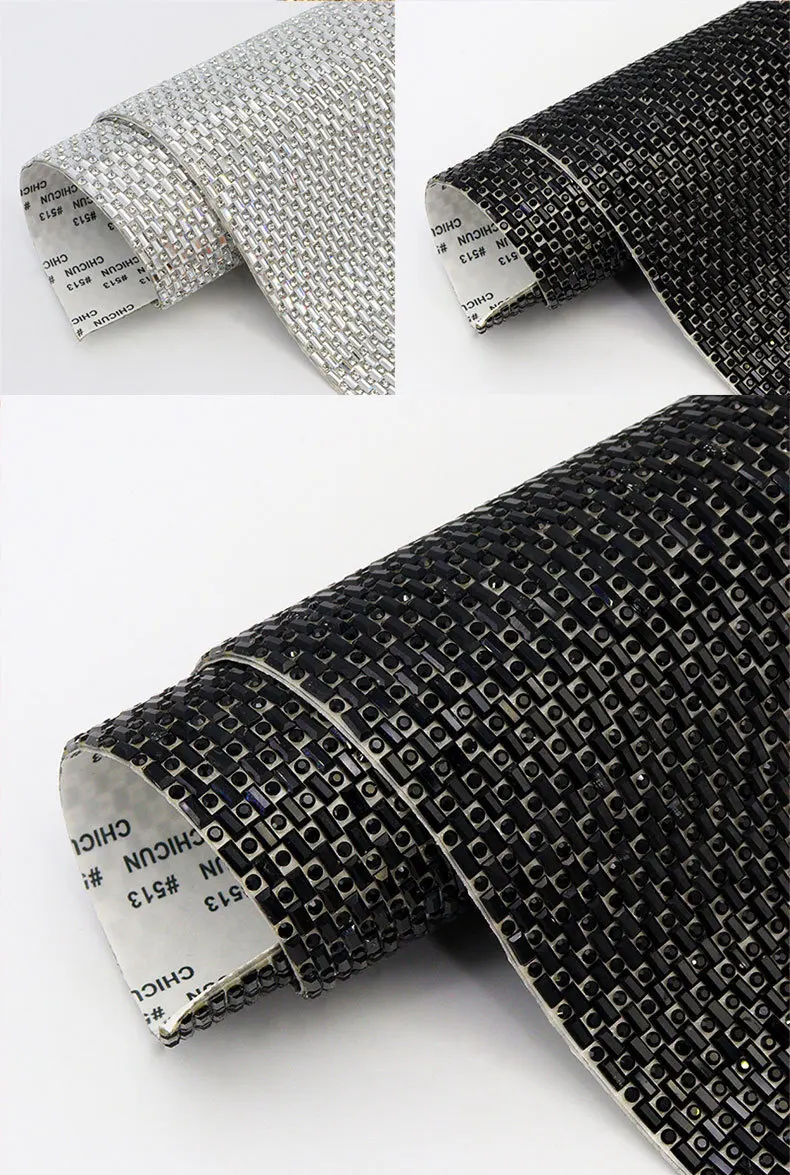 5 Stück Strassstein-Blatt, selbstklebend, Glitzer-Kristall-Diamant-Aufkleber, für Auto, Handy, Tasche, Hochzeit, Party, Geschenk, Dekoration, DIY-Bastelarbeiten – Detail 3