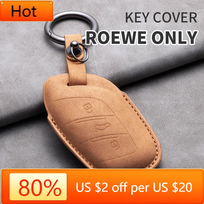 

Interior Mouldings Car Remote Key Case Cover for Roewe MG4 2023 RX5 I6 I5 RX3 RX8 ERX5 MG ZS EV MG6 EZS HS EHS 2019 2020 Leather