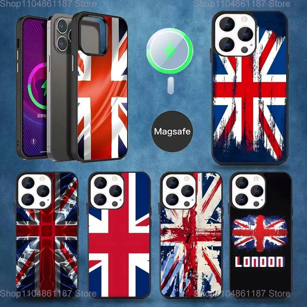 

Union Jack British UK Flag Phone Case For iPhone 17,16,15,14,13,12,11,Pro,Max,Plus,Mini,Magsafe,Magnetic Wireless Charging Case