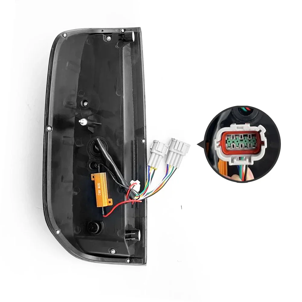 For Nissan Frontier/Navara D40 2005-2021 Led Taillight Assembly with DRL Amber Turn Signal Brake Light Reverse Lamp Accessories