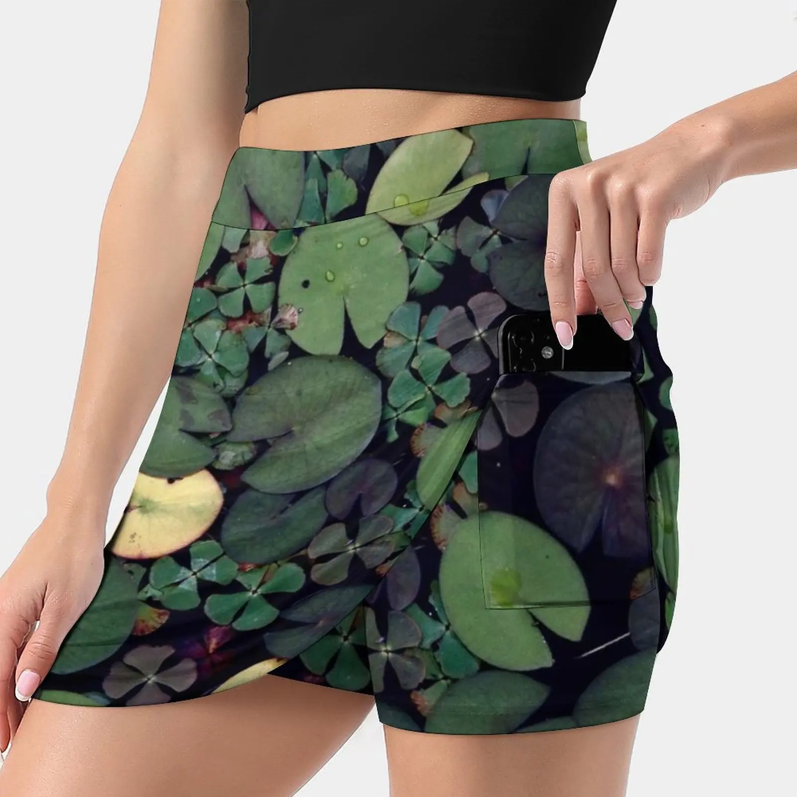 Lily Pads Women's skirt Aesthetic skirts New Fashion Short Skirts Lily Pads Lily Water Lily Lilies Water Lilies Nature