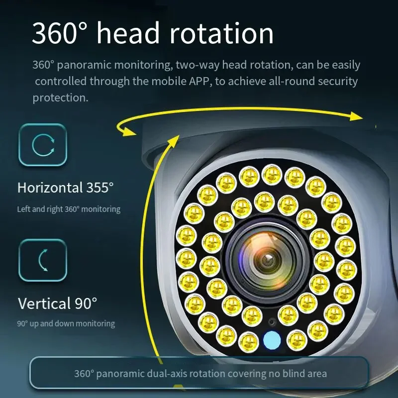 CCTV 2MP/5MP AHD PTZ Kamera warmes licht Nachtsicht UTC Koaxial BNC Audio Koaxial PTZ Steuerung Analog sicherheit Kamera