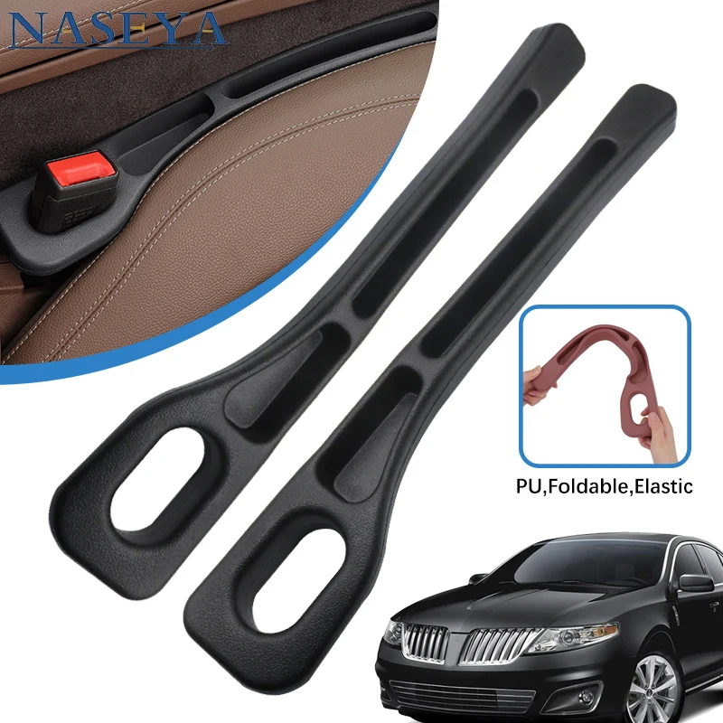 

For Lincoln MKS MKT MKZ 2007-2020 Car Seat Gap Plug Strip Side Seam Car Gap Filler Leak Proof Seat Gap Storage Organizer