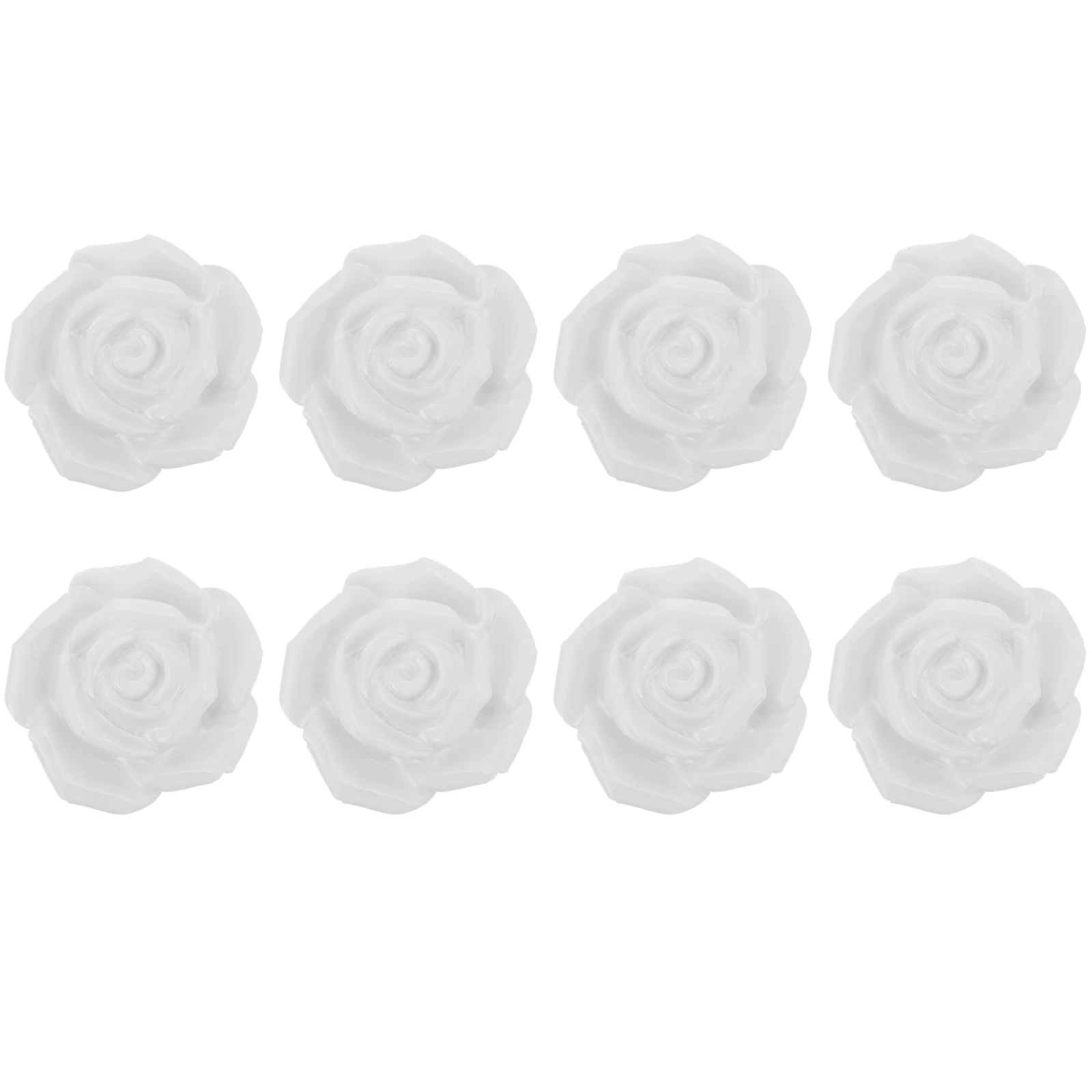 

8Pcs Ceramic Rose Handles Vintage Floral Drawer Knobs for Home Cabinet Doors Pull Handle Cabinet Knob
