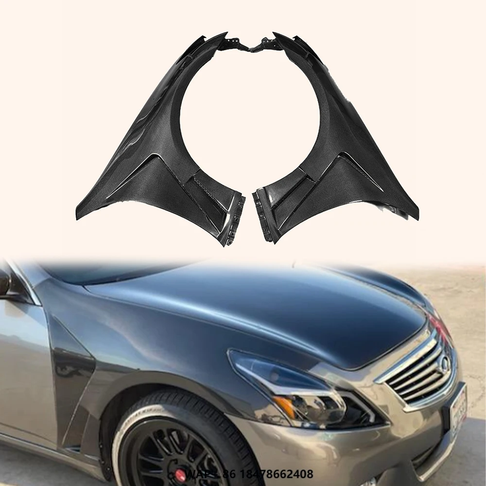 

For Infiniti G37 08-13 4 Door Sedan Vented Front Fender Carbon (no Light Hole)