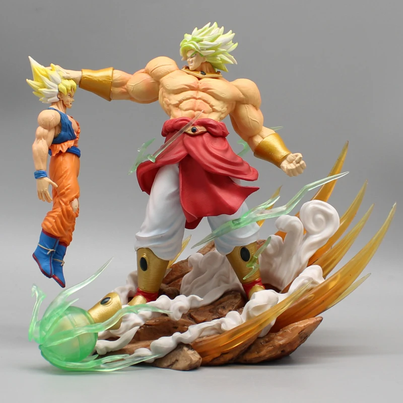 Dragon Ball Anime Figur Broli Vs Goku Super Saiyajin Broly Fullpower Gk Action Statue Figur Sammlung Modell Puppe Spielzeug PVC