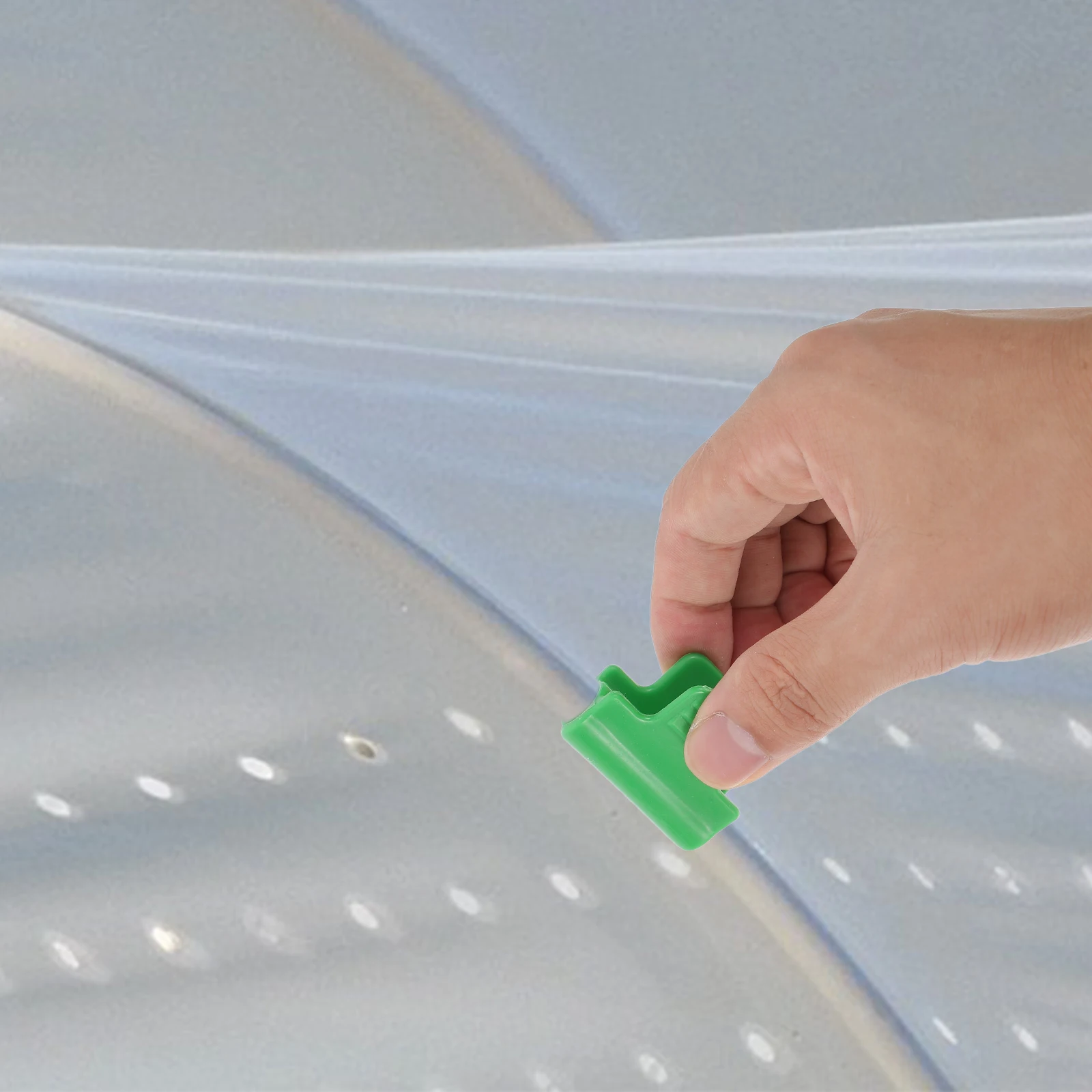 

30pcs Pressing Clips Clamps for Greenhouse Film Shade Net Garden Hoop Fixing Accessories Plastic Tarp Pool Cover Holder