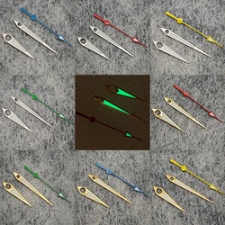 NH35 Watch Hands Gold Silver Hands Green Luminous Watch Accessories for NH35/36/4R Mechanical Movements