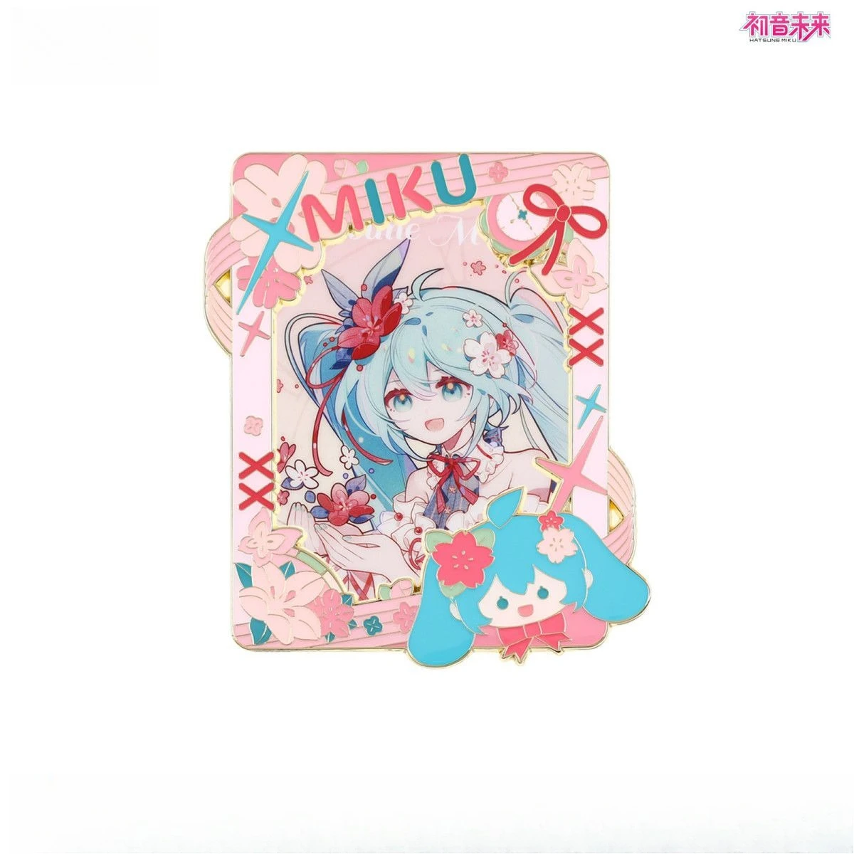 هاتسون ميكو الرسوم المتحركة الطرفية الثلاجة مرآة كونشيرتو سلسلة جميلة إطار صورة معدني عصا الثلاجة #6