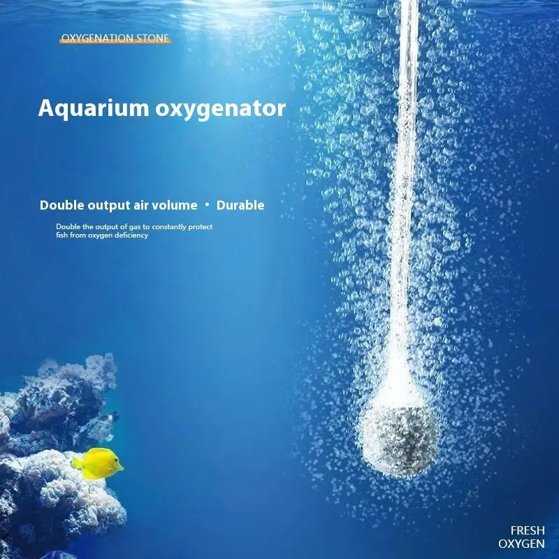 ملحقات مضخة الأكسجين لحوض السمك الصامت مع خرطوم حجر الغاز برأس الرمل وأنابيب الأكسجين ومستلزمات فقاعات القصبة الهوائية للمعدات المائية