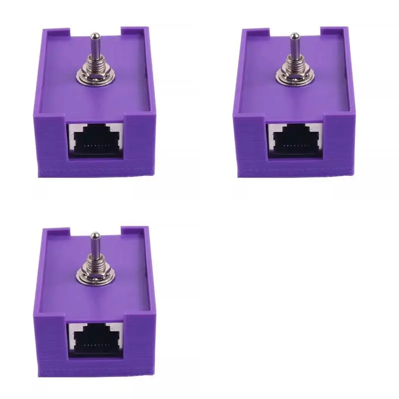 

Изысканный сетевой коммутатор Exquisite-3X RJ45 LAN CAT5/CAT6 для контроля и переключения кабелей типа Twisted Pair