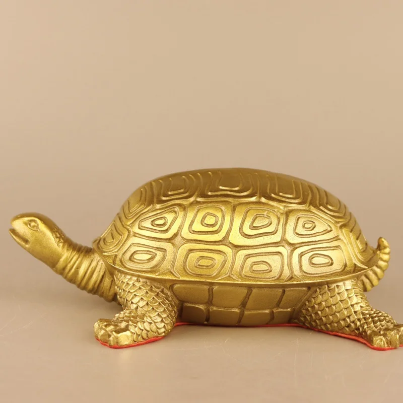 

Brass Animal Dragon Turtle Ornaments Copper Thousand-Year Turtle Home Decoration Creative Gift Crafts One-Piece Delivery Copper