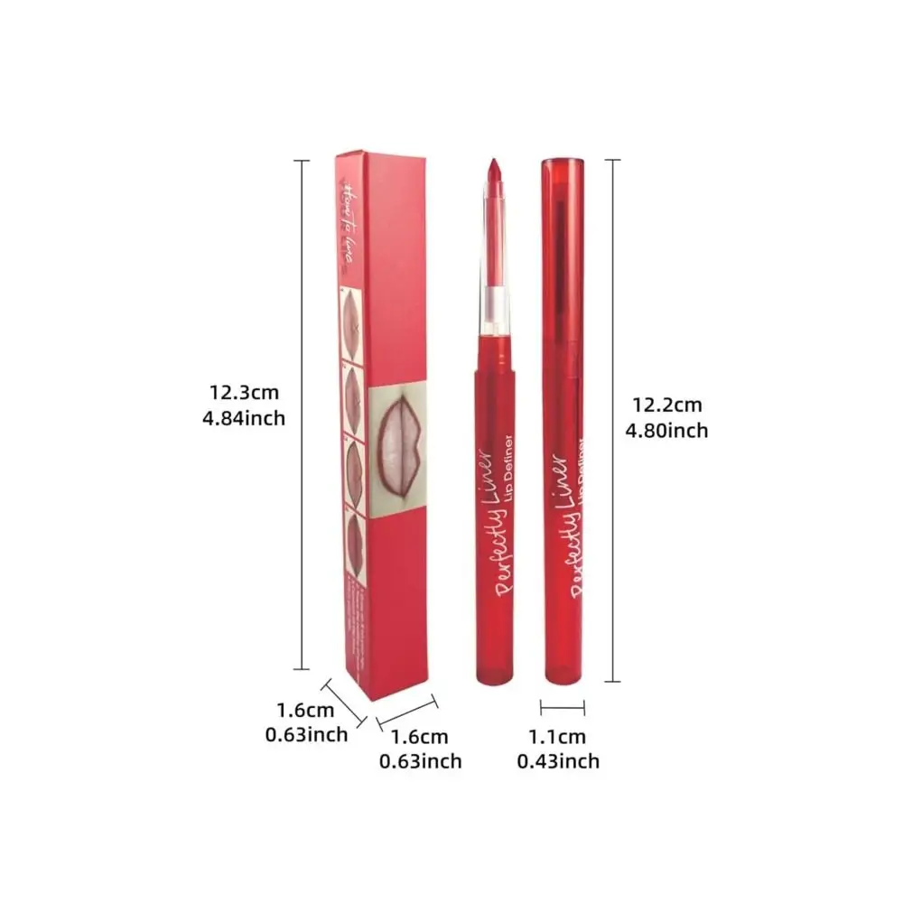 Rouge à Lèvres Longue Durée pour Femme, Rouge à Lèvres Lisse et Naturel, Imperméable, 24 Heures, Application de Chlorapplication, 2 Pièces