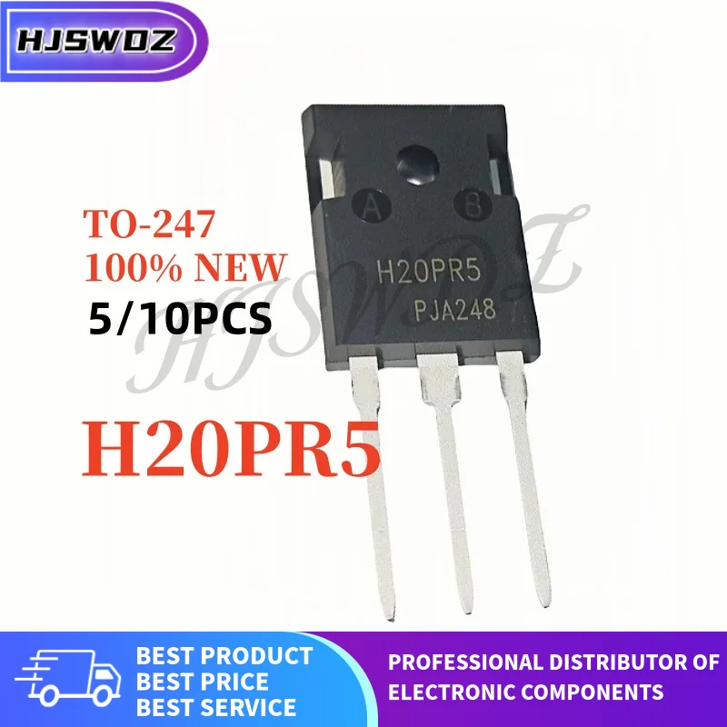 5 peças-10 peças novo h20pr5 40a 1350v to-247 tubos igbt panelas de indução de alta potência máquina de solda em estoque