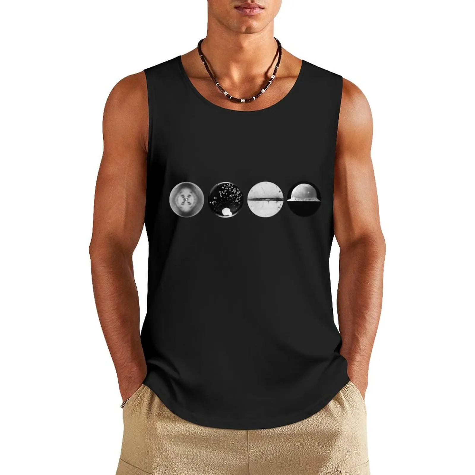 Most famous photographs in science Tank Top gym t shirt men basketball clothing summer clothes sports vest